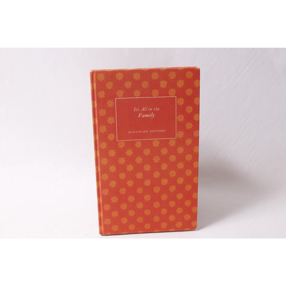 It's All in the Family Hallmark Humorous Illustrated Book Hardcover Gift